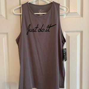 NWT NIKE DRI FIT GRAPHIC TANK TOP